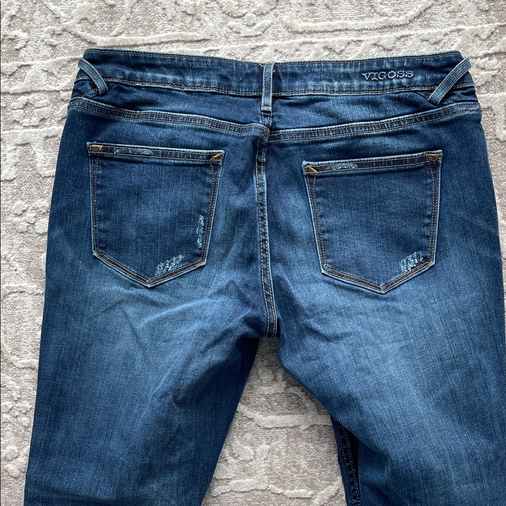 Vigoss Women's Deep Blue Skinny Jeans - Picture 5 of 5